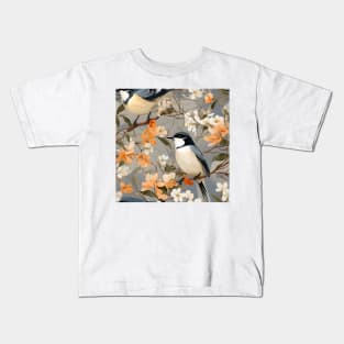 North American Birds - Mockingbird Kids T-Shirt